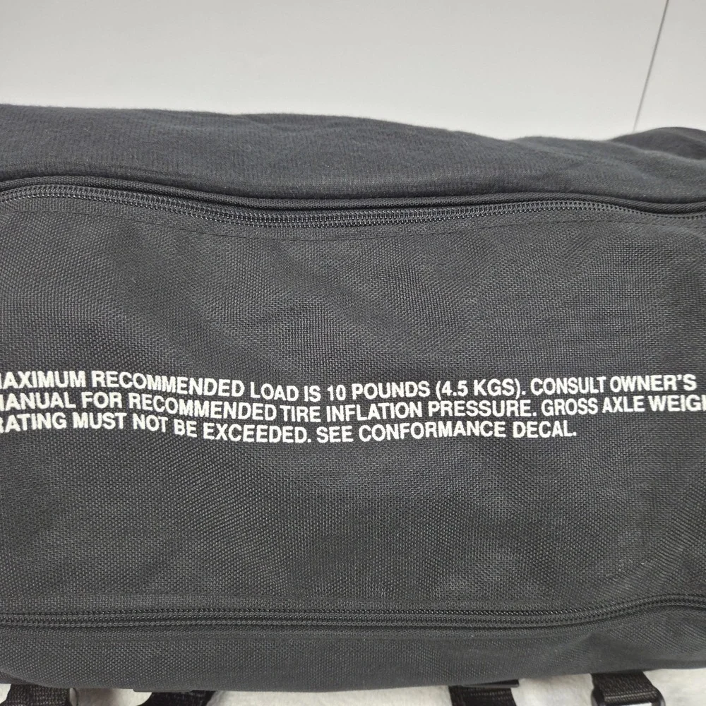 Original Harley Davidson Rear Back Soft Luggage Storage Bag Round Molded Bottom